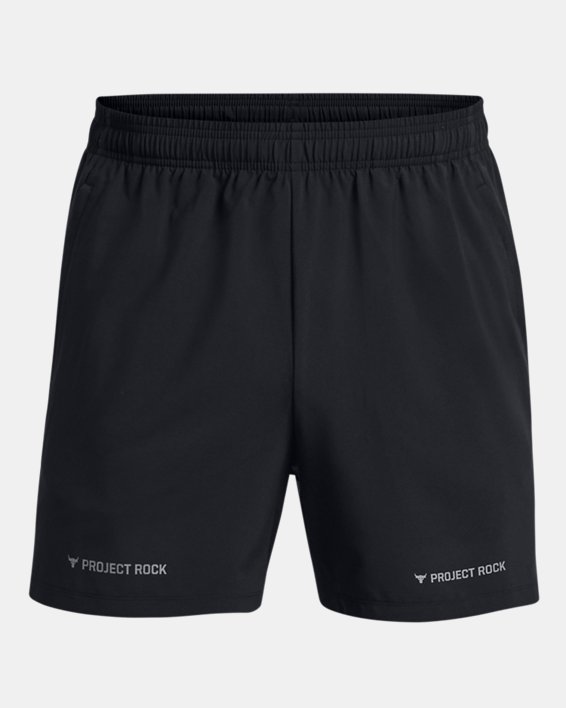 Men's Project Rock 5" Woven Shorts, Black, pdpMainDesktop image number 5